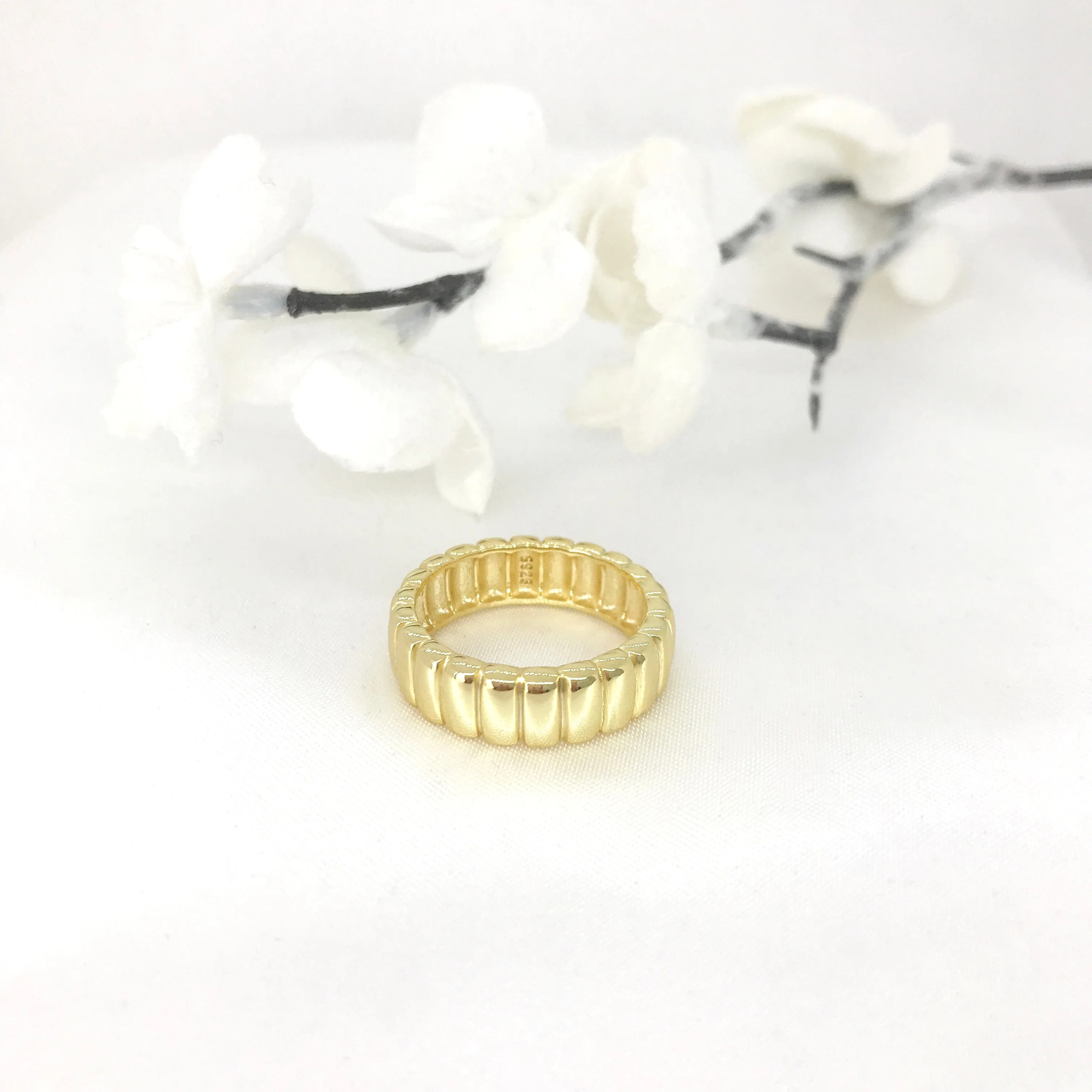 18k/925 The Bold Vermeil Ring