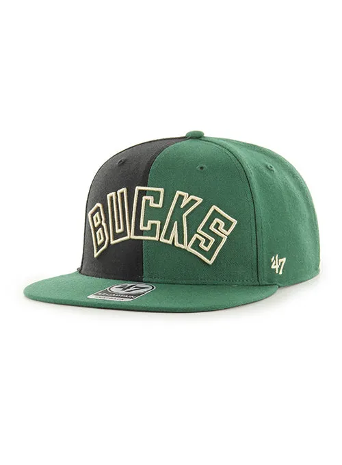 '47 Brand Captain Fracture Milwaukee Bucks Snapback Hat