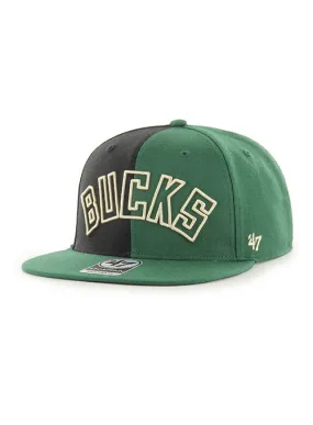 '47 Brand Captain Fracture Milwaukee Bucks Snapback Hat