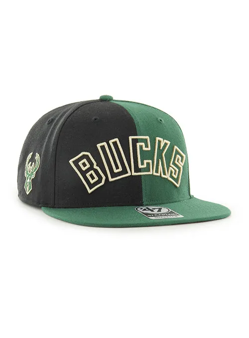 '47 Brand Captain Fracture Milwaukee Bucks Snapback Hat