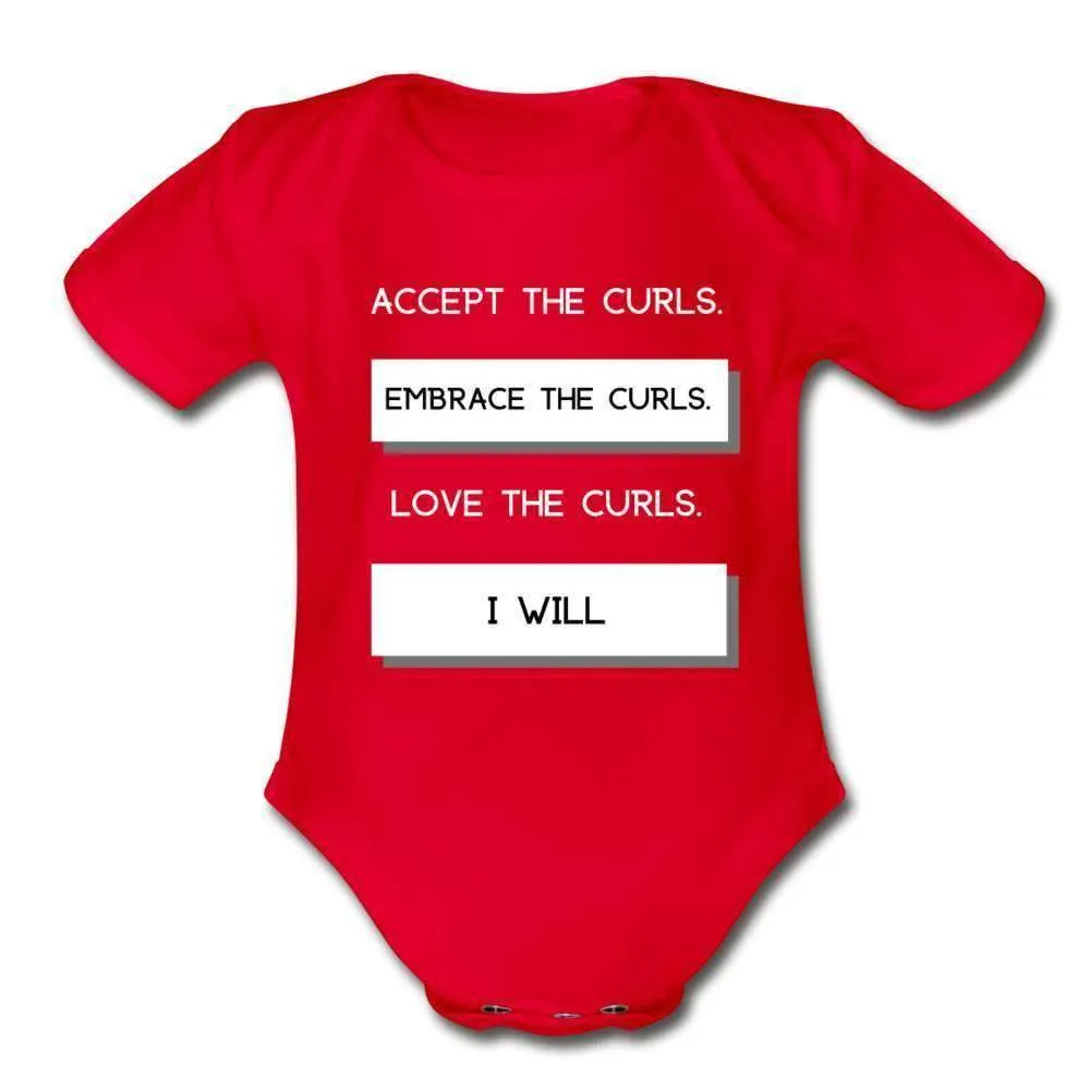 Accept the Curls organic Onesie