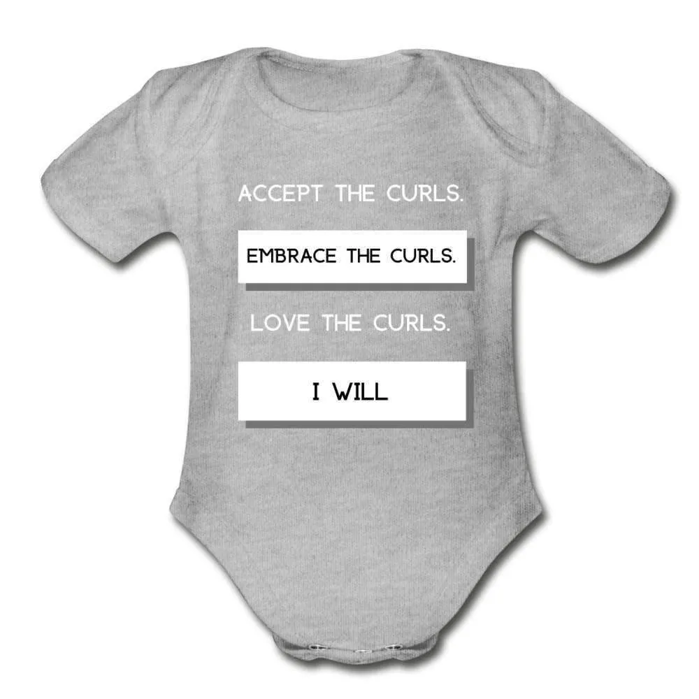 Accept the Curls organic Onesie