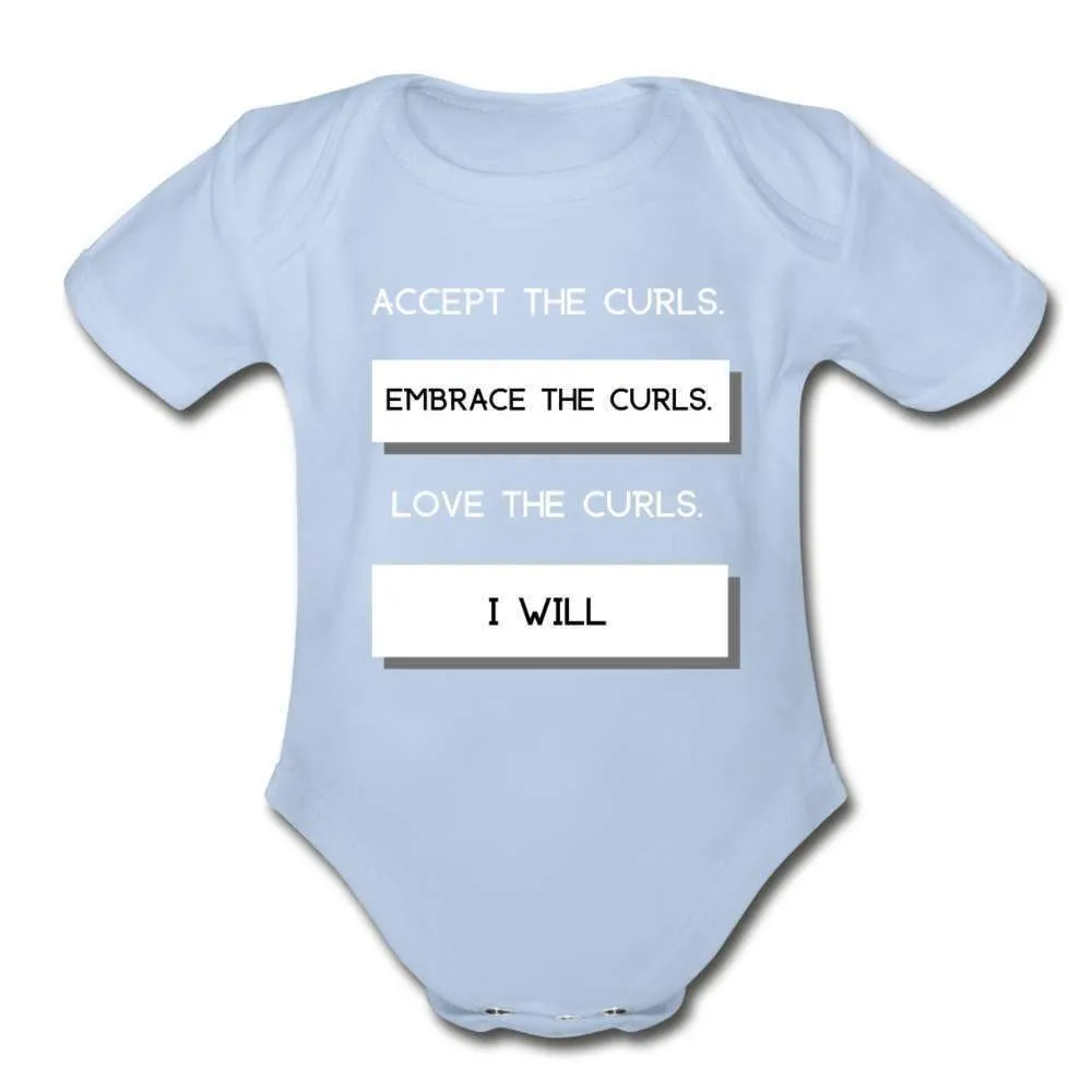 Accept the Curls organic Onesie