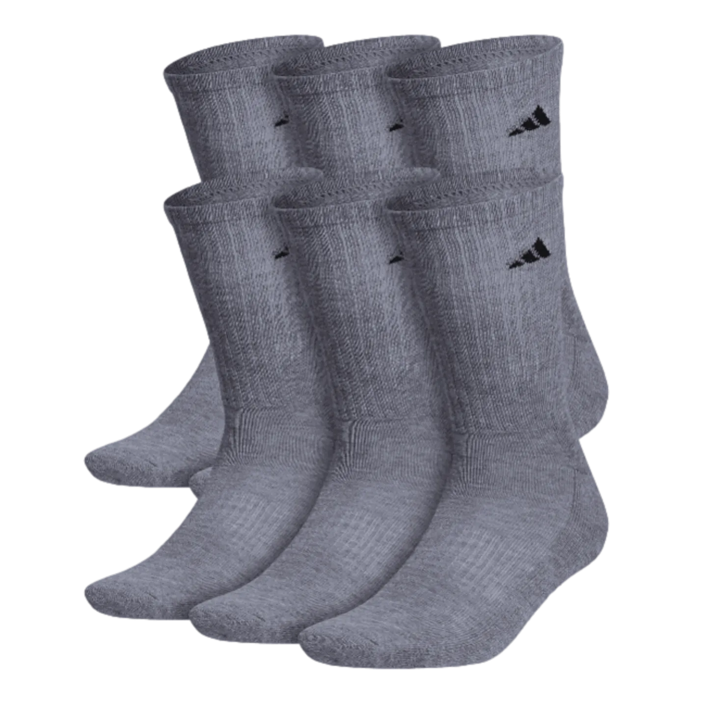 Adidas Athletic Cushioned Crew Socks (6 pk)