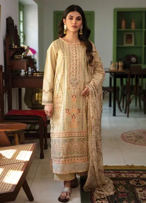 Afsaneh By Aabyaan Embroidered Lawn Unstitched 3 Piece Suit - 07