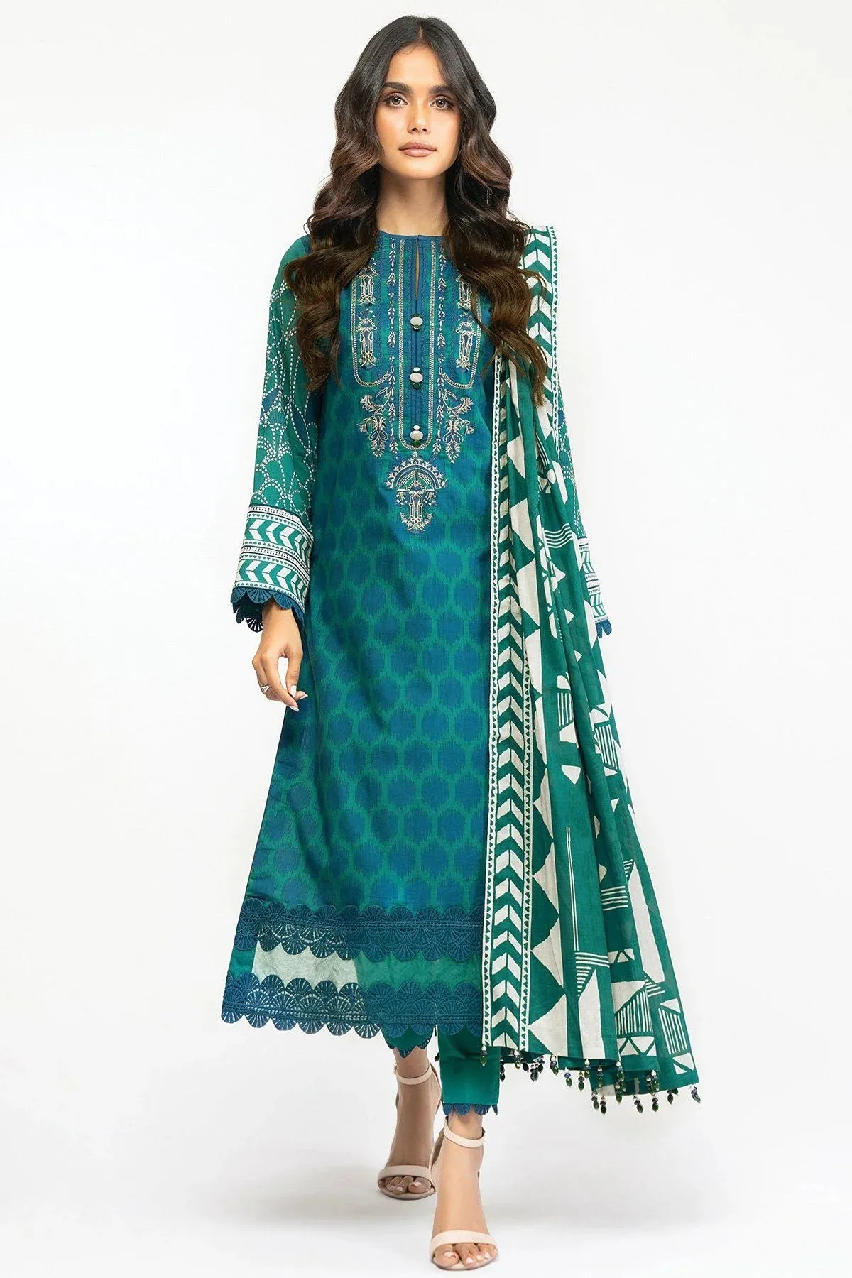 AlKaram Unstitched 2 Piece D#SS-32