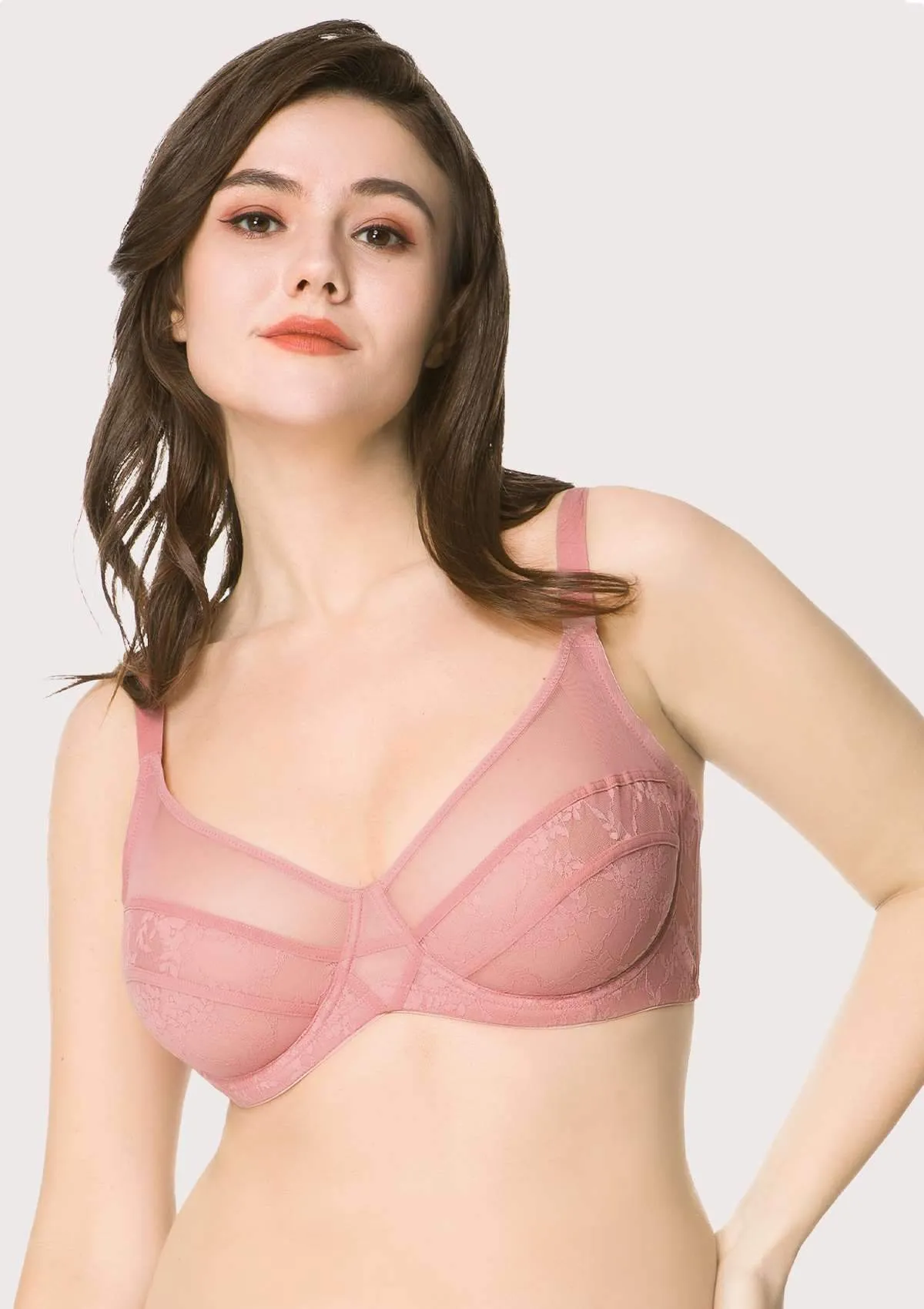 Amour Sheer Lace Unlined Bra Bundle