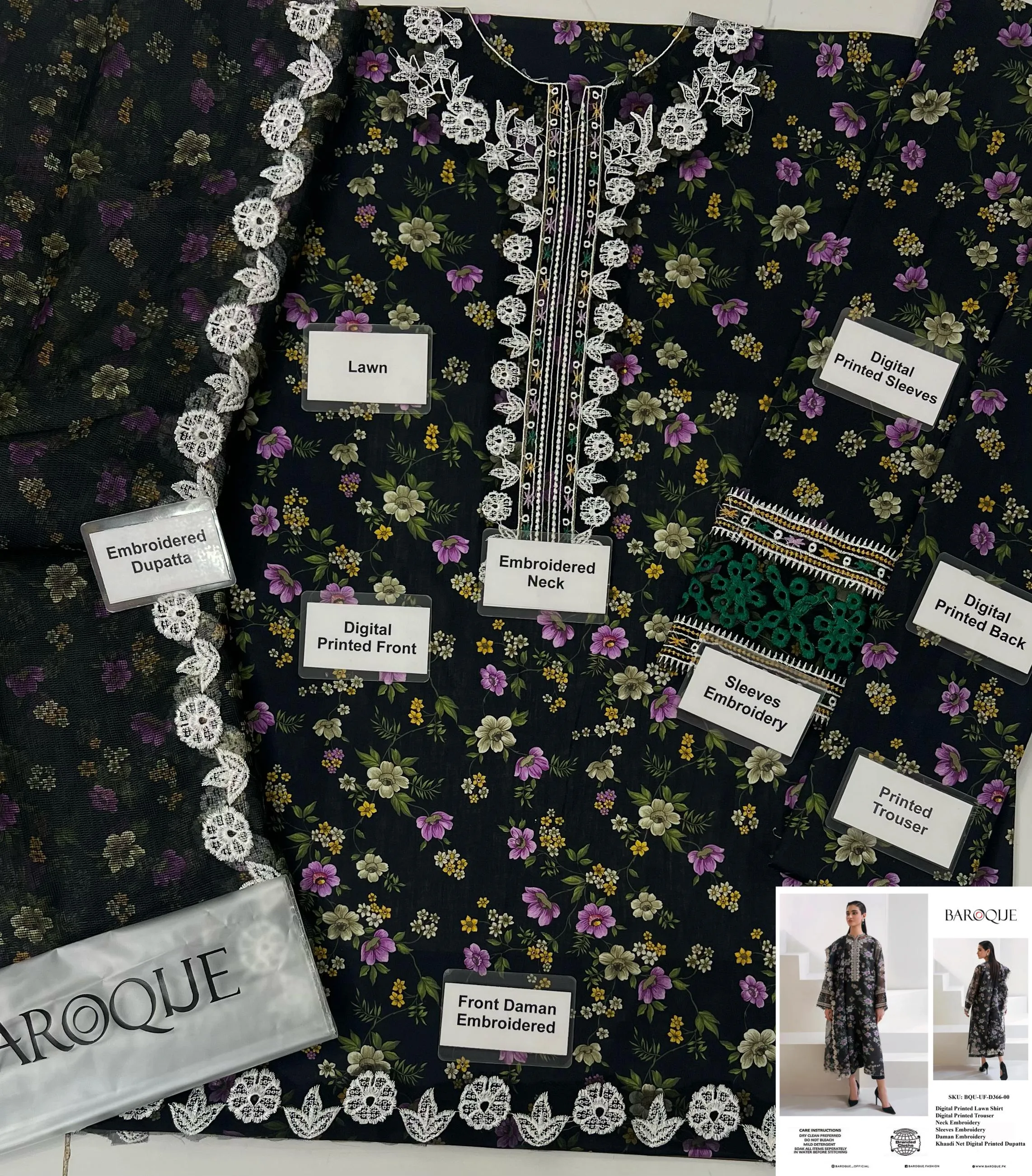 Baroque Lawn Suit