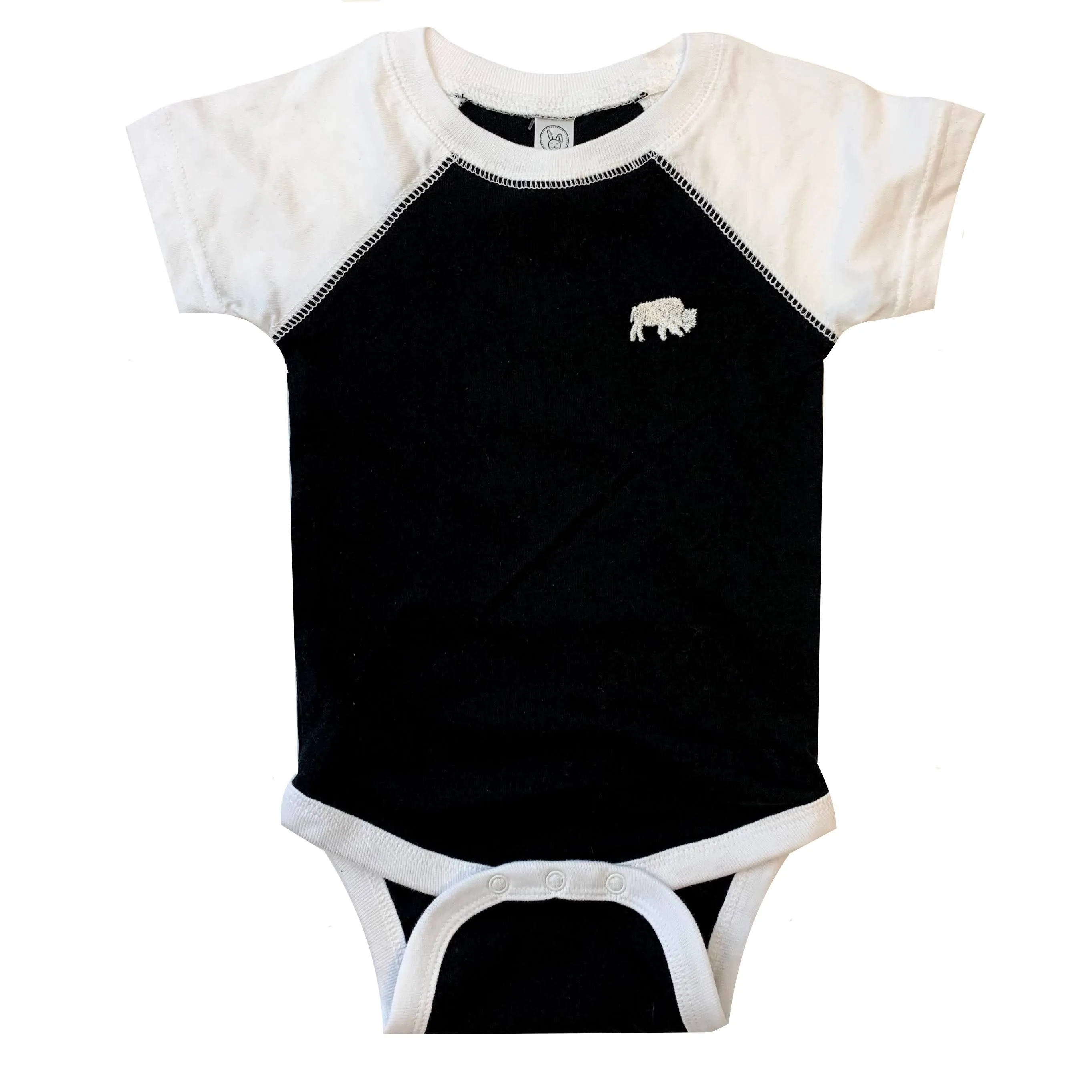 Black and White Buffalo Onesie