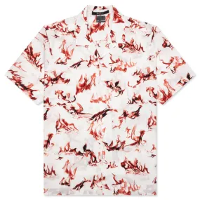 Burnt Resort S/S Shirt - White