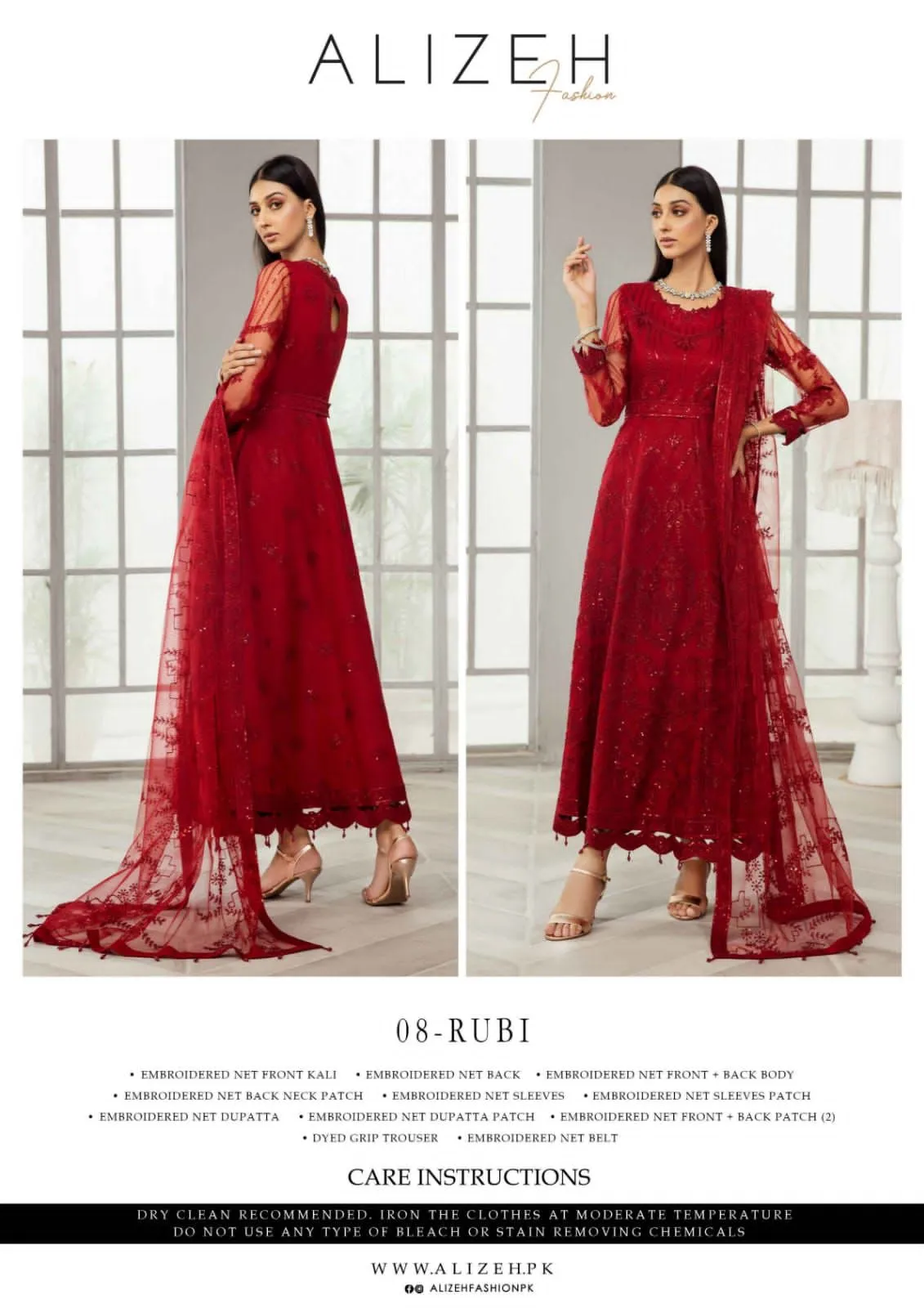 D08 RUBI - ALIZEH FORMALS CHIFFON