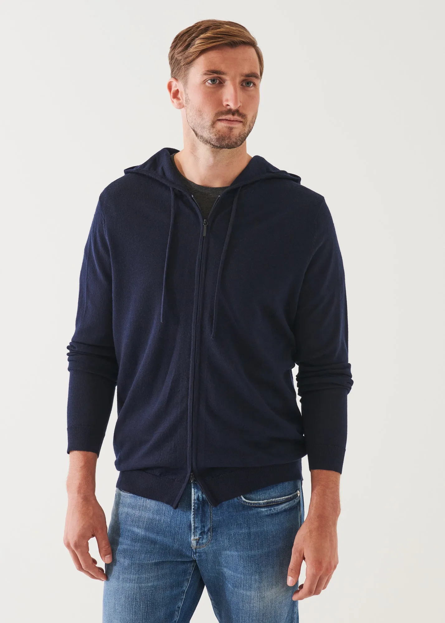 EXTRA-FINE MERINO FULL ZIP HOODIE