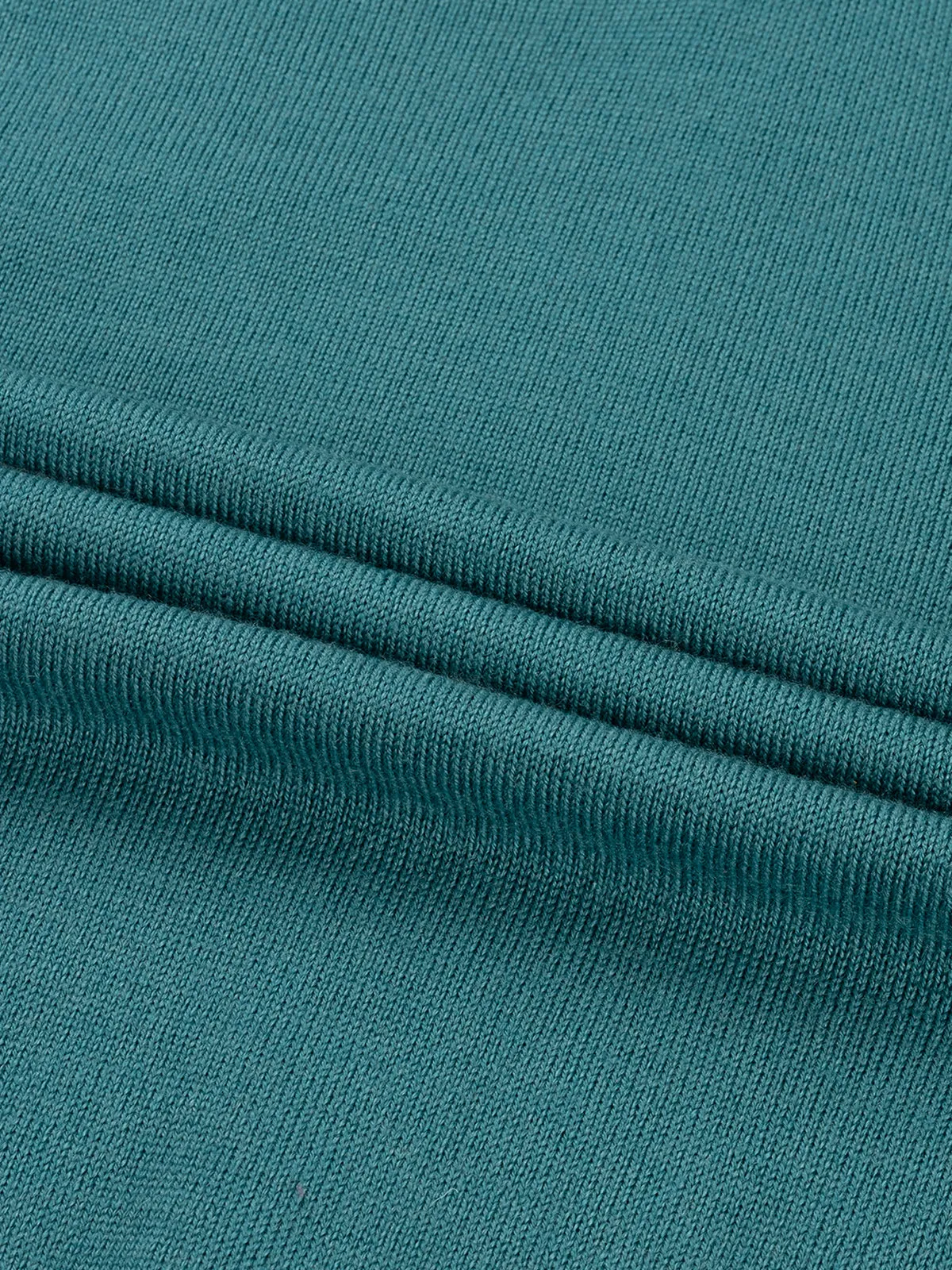 Extrafine Merino Buttonless Polo Carribean Blue