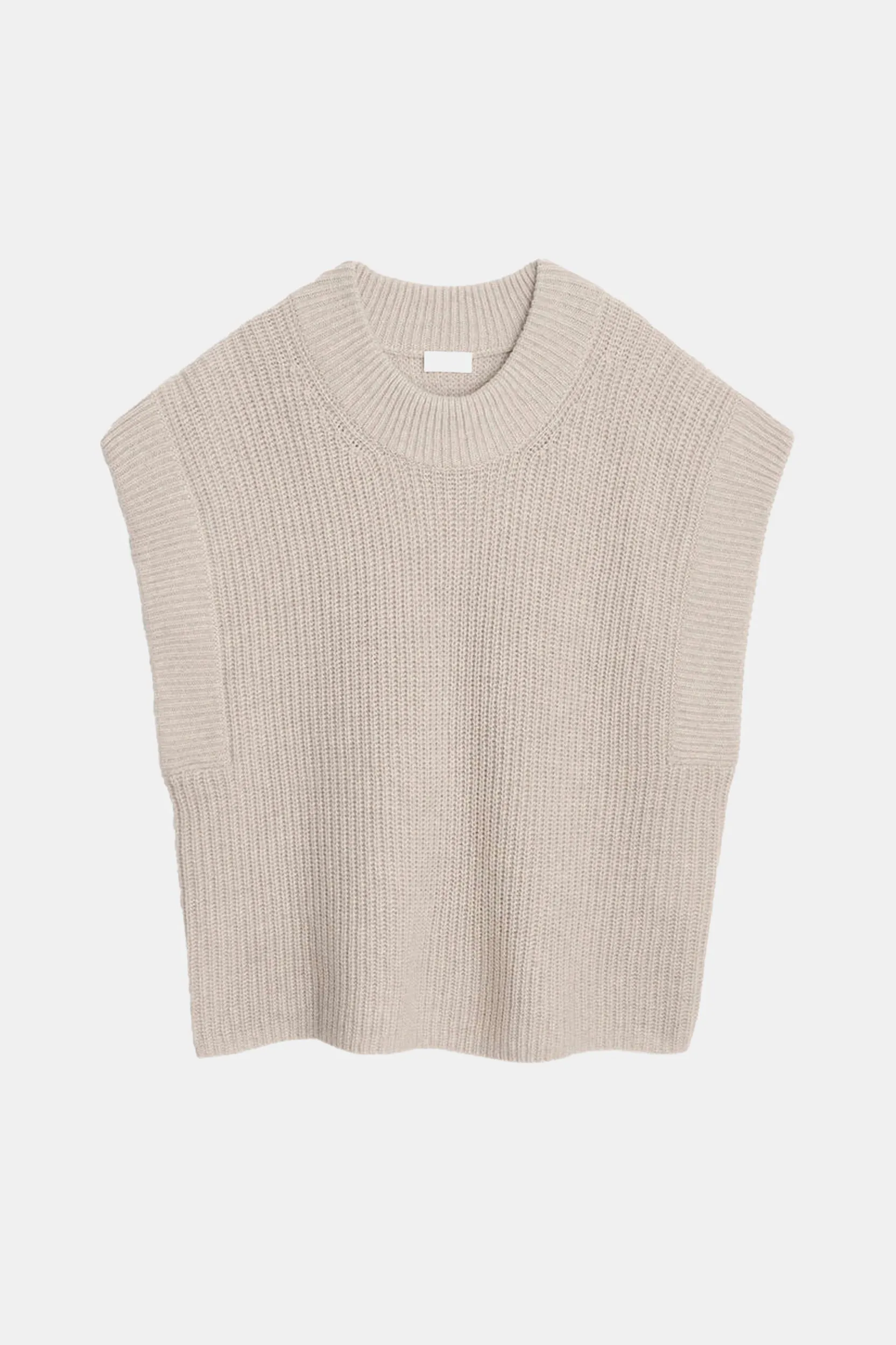 Farima Ribbed Sweater in Oyster