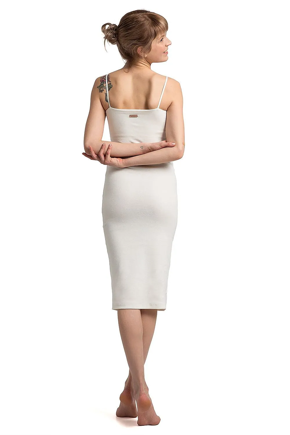 LaLupa Body Fit Open Daydress Beige