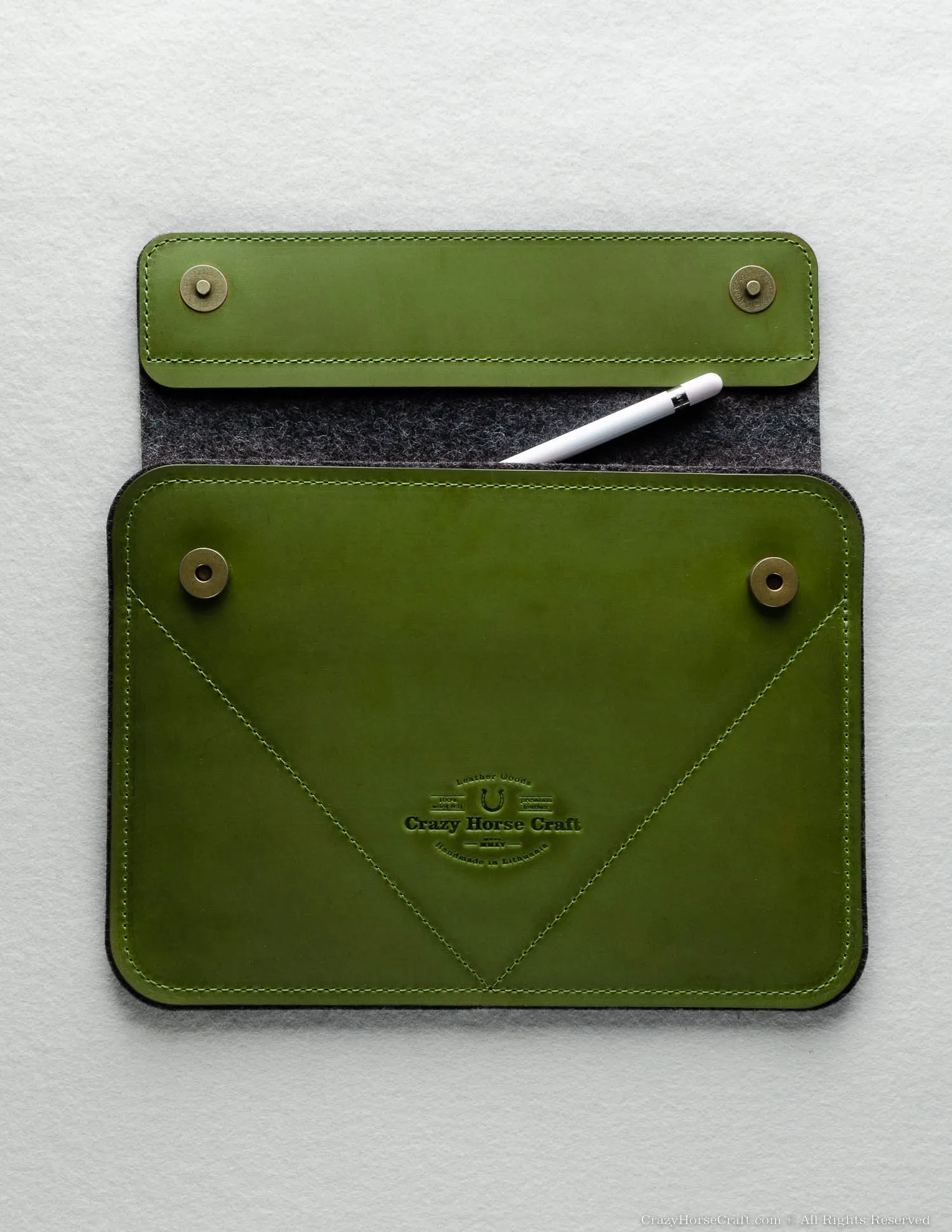 Leather iPad Pro/Air Case | Alpine Green