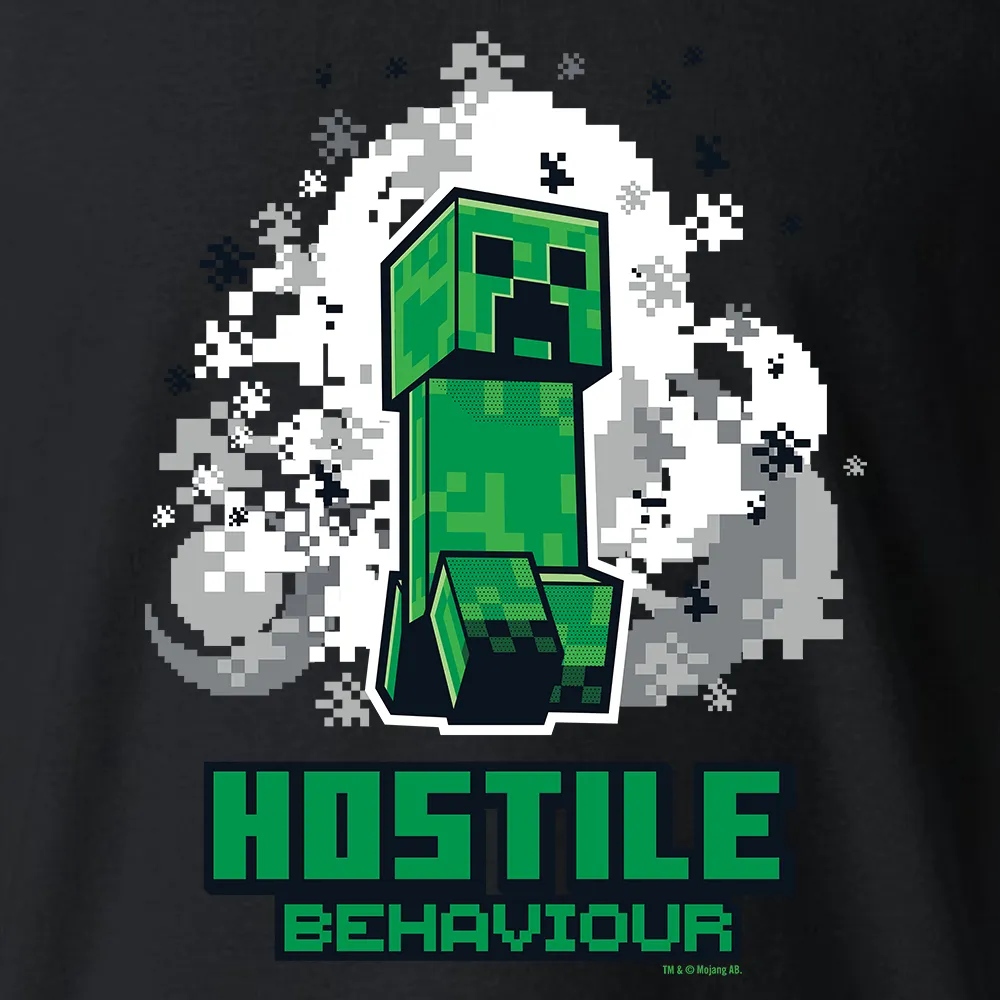 Minecraft Jolly Mobs Hostile Behavior Kids Short Sleeve T-Shirt