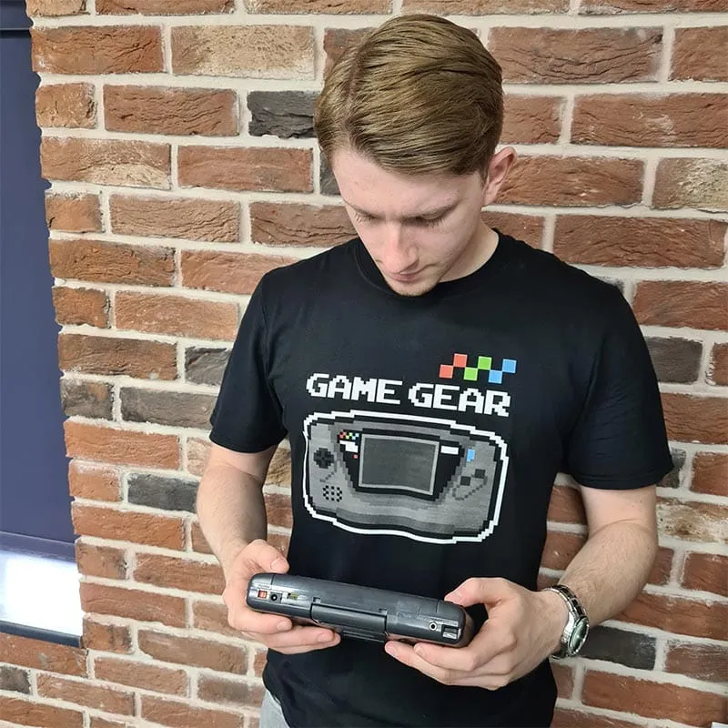 Official SEGA Game Gear Black T-Shirt (Unisex)