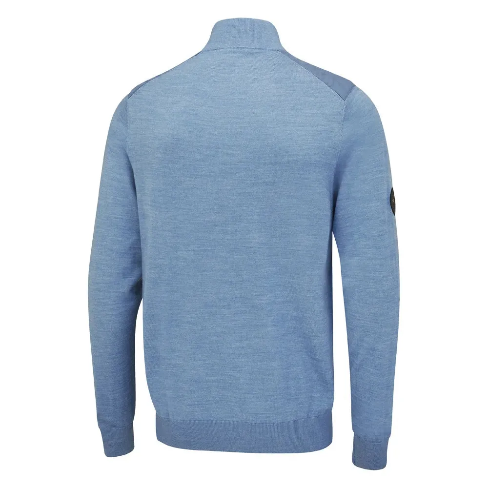 PING PULL MIDLAYER MERINO RANDLE STONE BLUE