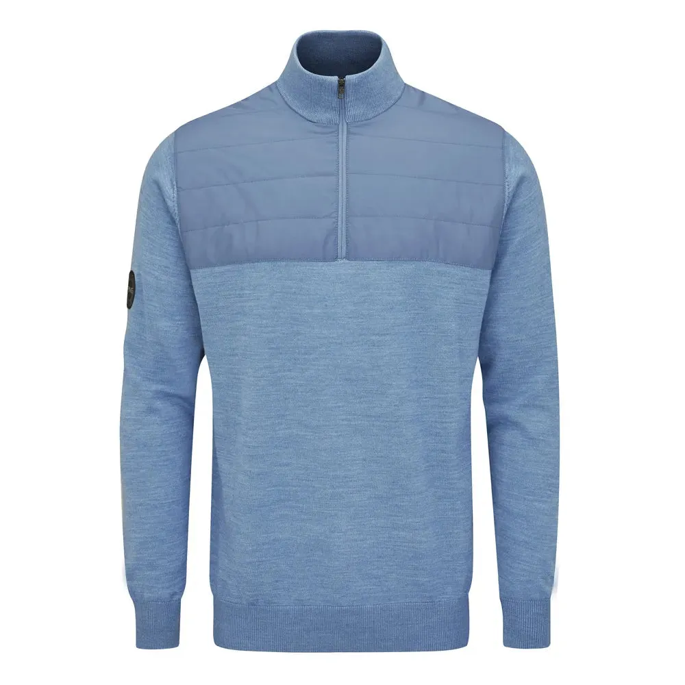 PING PULL MIDLAYER MERINO RANDLE STONE BLUE