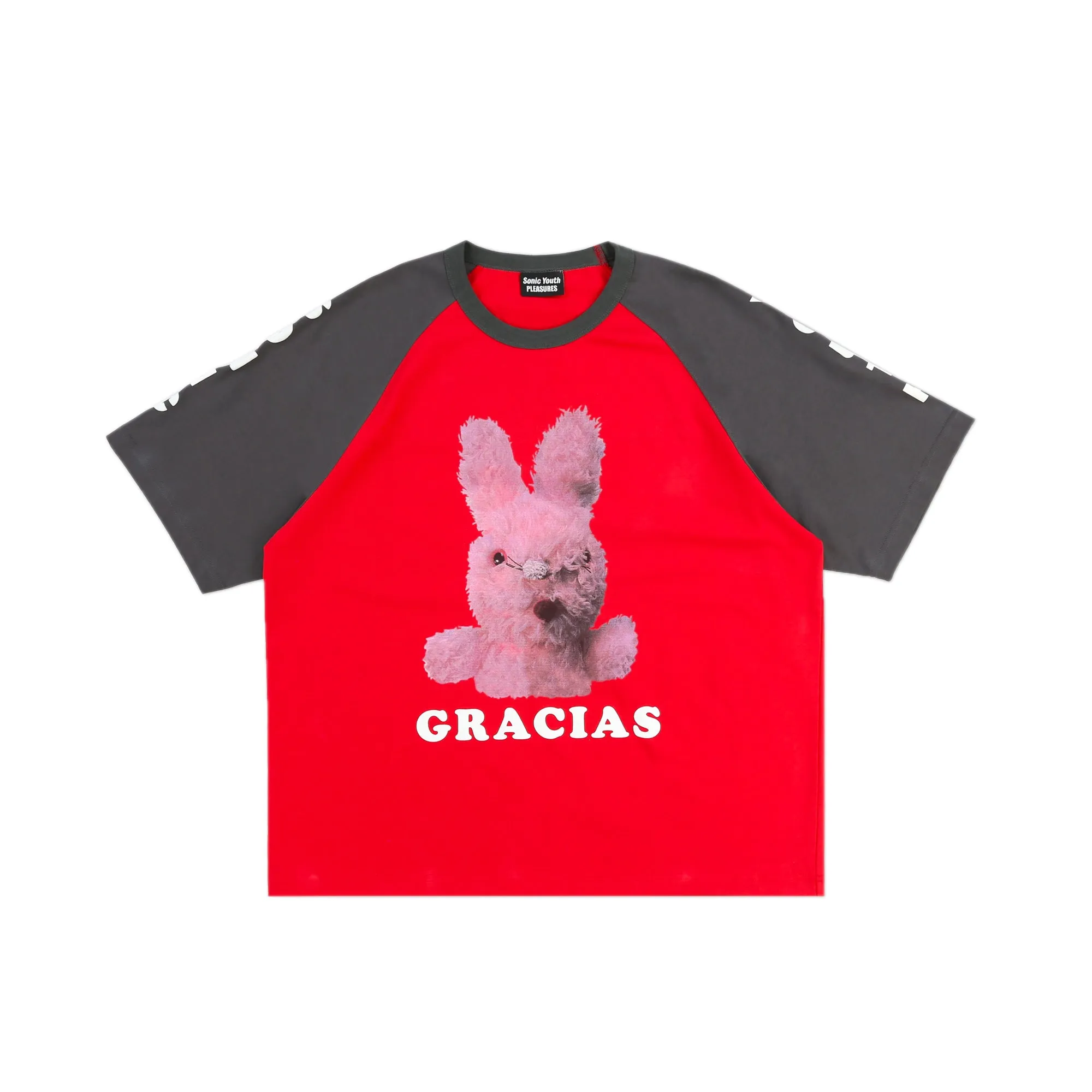 Pleasures x Sonic Youth Mens Gracias Raglan SS Tee