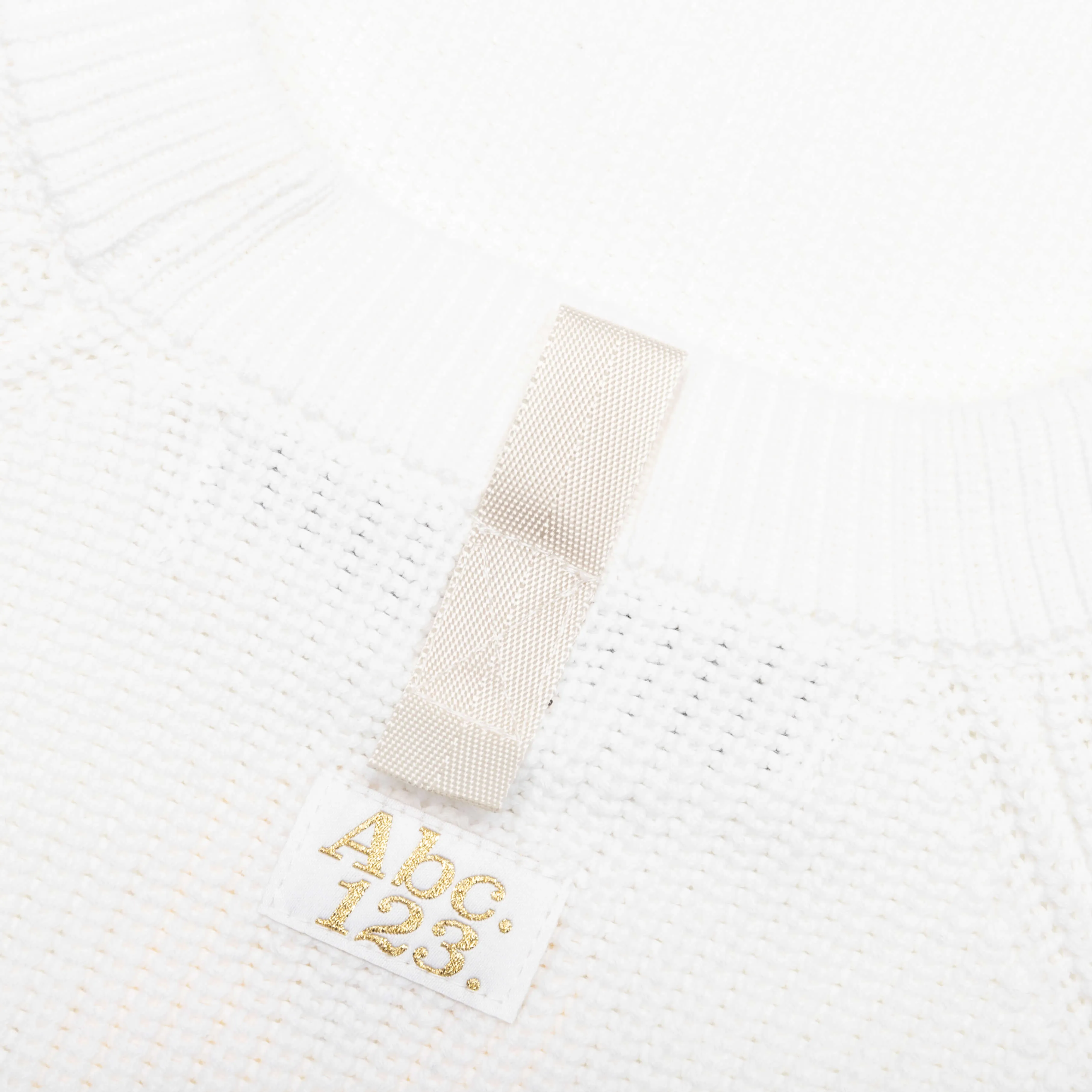 Ribbed Crewneck - Selenite White