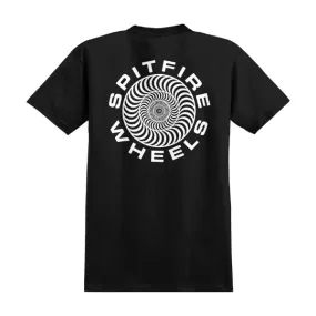 Spitfire Classic 87 Swirl T-Shirt - Black/White