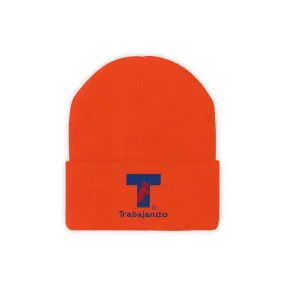 Trabajando T Logo Deep Orange Beanie