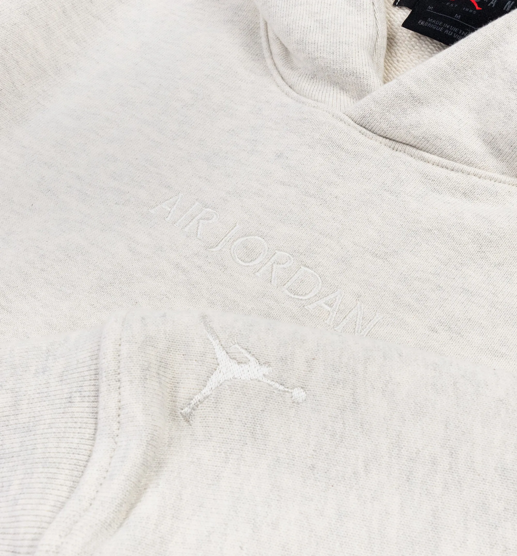 Wordmark Fleece Mens Hoodie - Beige